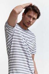 Multi Color Basic Striped Tee TS-CNSJ24-095