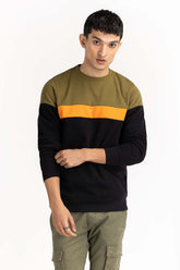 Multi Color Bsic Mock Neck Sweat Shirt SWS-F22-019