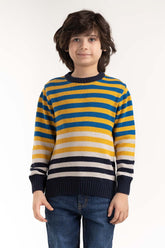 Toddler Boy Multi Color Knit Sweater 224-511-029