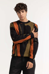 Multi Pattern Fashion Sweater MN-SWT-WS23-038