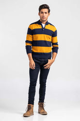Mustard Navy Fashion Sweater FS-SWT-FD-372-01