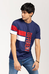 Navy-Red Urban T-Shirt YD-URB-TEE-D14-02
