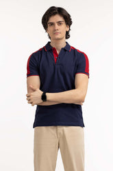 Navy Basic Polo PS-FPK23-022