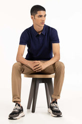 Navy Basic Polo PS-FPK23-255