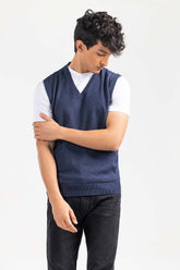 Navy Basic Sweater SL-SWT-D21-07