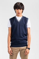 Navy Basic Sweater SL-SWT-D22-02