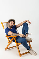 Navy Basic T-shirt JVN-SIG-D032