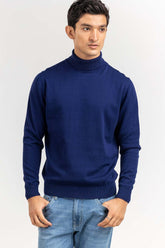 Navy Basic Turtle Neck Sweater SWT-BFSTN-22-002