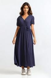 Navy Blue Dress WM-DRS-SS24-005