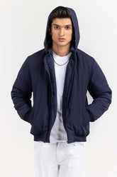 Navy Bomber Jacket JKT-WOV22-030
