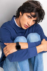 Navy Fashion Sweatshirt JKT-MSS-D27-02