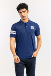 Navy Fashion Polo PS-FPK22-028