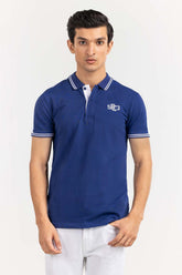 Navy Fashion Polo PS-FPK22-049