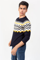 Navy Fashion Sweater FS-SWT-FD-277-01