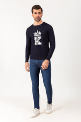 Navy Fashion Sweater FS-SWT-FD-279-01