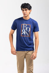 Navy Graphic T-Shirt JGP-URB-D246-01