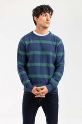 Navy Green Fashion Sweater FS-SWT-FD-398-01