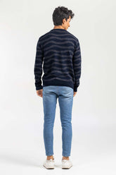 Navy Grey Fashion Sweater FS-SWT-FD-402-01