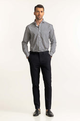 Navy White Stripe Formal Shirt MN-FS-PD24-034