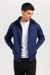Navy Zipper Hoddie JKT-HZJ-D49-03
