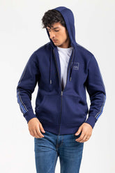 Navy Zipper Hoddie JKT-HZJ-D51-02