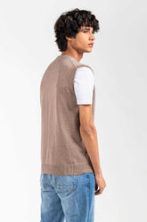 Oatmeal Basic Sweater SL-SWT-D21-06