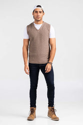 Oatmeal Fashion Sweater SL-SWT-FD-31-01