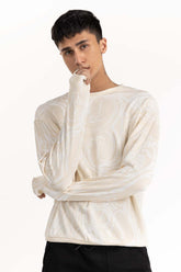 Off White All Over Printed Sweatshirt 224-112-060