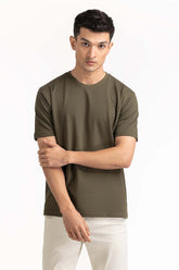 Olive Basic Tee TS-CNPK23-058