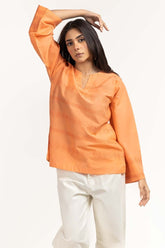 Peach Basic Blouse 231-217-039