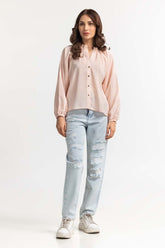 Peach Basic Blouse WM-CS-SS24-069