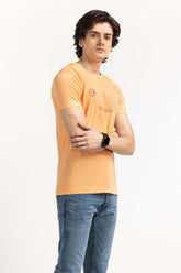 Peach Graphic Tee TS-CNSJ23-130