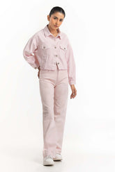 Pink Denim Jacket 224-210-043