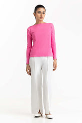 Pink Knit Top 231-213-228