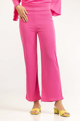 Pink Knitted Trouser 231-220-203