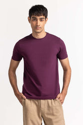 Plum Basic Tee TS-CNSJ24-026