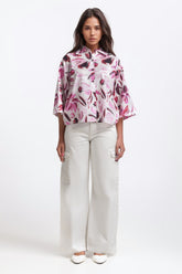 Printed Collar Shirt WM-CS-SS24-047
