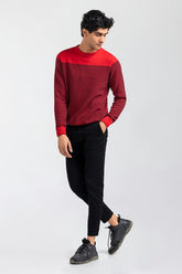 Red-Navy Fashion Sweater FS-SWT-FD-354-01
