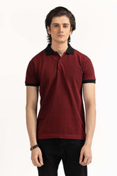 Red Basic Polo PS-FPK23-045