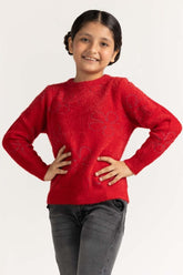 Red Basic Sweater JG-SWT-WS23-023