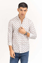 Red Black Printed Casual Shirt CS-PRT22-008