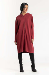 Red Long Hoodie 224-212-070