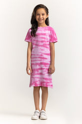 Round Neck Tie-Dye Dress JG-DRS-SS24-401