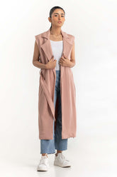 Salmon Sweatshirt Coat 224-212-027