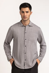 Self Textured Casual Shirts MN-CS-WS24-008