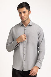 Self Textured Casual Shirts MN-CS-WS24-009