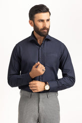 Dress Shirts Self Textured MN-FS-DP25-037