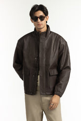 Regular Fit PU Jackets MN-JKT-WS24-048