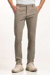 Plain Dyed Khaki Pants MN-TRC-WS24-022