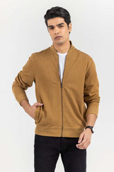 SANDY Mock Neck Zipper Jacket JKT-KNTMNZ22-011
